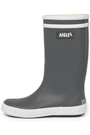 Aigle Orzeł Lolly Pop 2, buty przeciwdeszczowe dla chłopców Kinder, węgiel, 34 EU