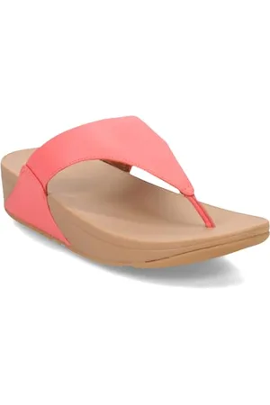 FitFlop Damskie skórzane sandały LULU Toepost, , 42 EU, , 43 EU