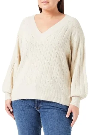 ONLY Onllucia Ls Glitter V-Neck KNT sweter z dzianiny, , XS