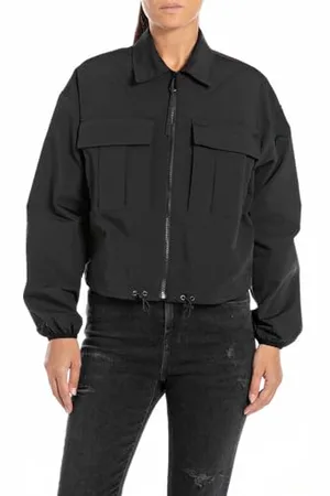 Replay Damska kurtka o krótkim kroju regular fit, , S