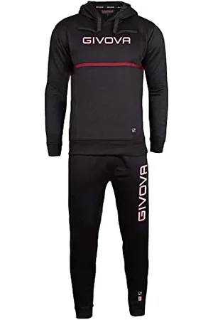 Givova Męski zestaw sportowy, czarny/czarny, L