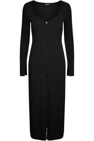 Pieces® Damska sukienka Pckuja Ls Long Dress, , L