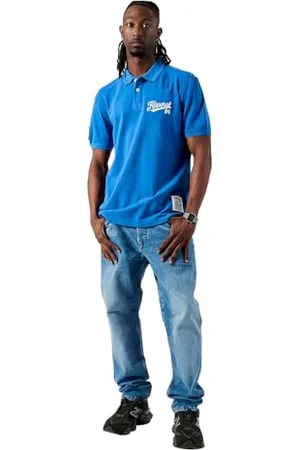 Kaporal 5 Polo, Model BARNI, Męski, Królewski, L; Regularny krój, Krótki rękaw, Kołnierzyk Polo, , L