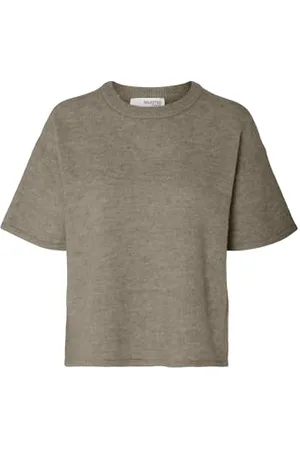 SELECTED T-shirt damski, , S