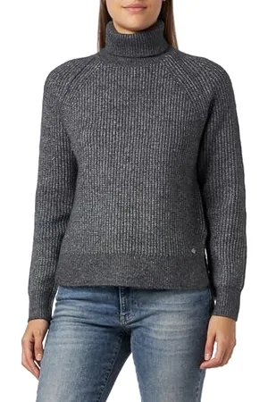 Replay Damski sweter z golfem, krój Regular Fit, , XL