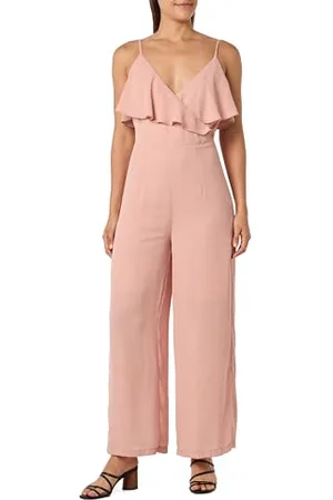 VILA Vielke V-Neck Strap Jumpsuit/Bm/Dc, , 38