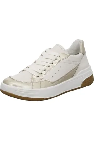 ARA Damskie buty sportowe Master Sneaker, platynowe, kremowe, 38 EU szerokie, , 38 EU Weit