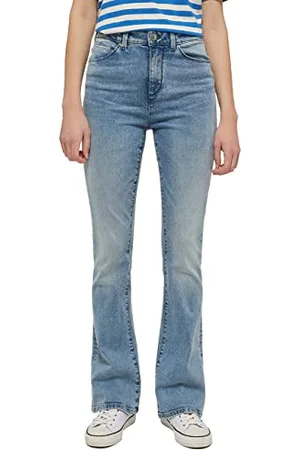 Mustang Damski styl Ge Skinny Flared Jeans, , 31 W / 32 L, , 31W / 32L