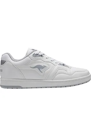 KangaROOS Unisex K-Slam Point Sneakers, White/Vapor Grey, 39 EU, , 39 EU