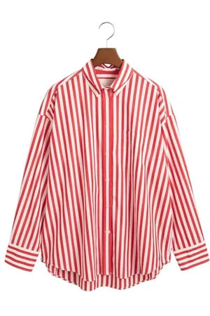 GANT REG SOLID Frill Detail Shirt, , 36