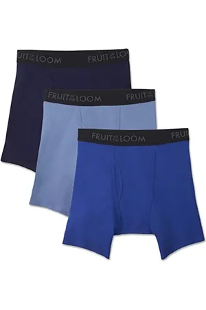 Fruit Of The Loom Męska bielizna oddychająca w stylu retro (3 sztuki), , S
