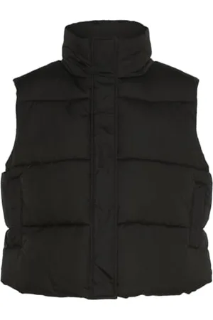 Pieces® Pcbee High Neck Cropped Puffer Vest Mm West damska, , S