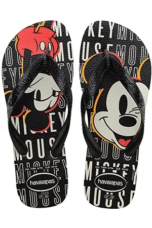 Havaianas Unisex Top Disney klapki, czarne, 37/38 EU, , 4.5/5 UK