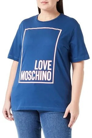Moschino Damski T-shirt oversize, z krótkim rękawem, , 42 (DE), , 42