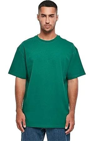 Build Your Brand Męski T-Shirt Heavy Oversize Tee Green 4XL, , 4XL
