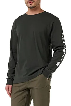 Carhartt Męska koszulka z długim rękawem z logo Signature, , XXL