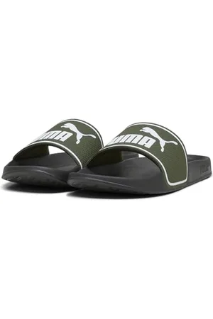 PUMA Unisex Leadcat 2.0 Slide Sandal, Myrtle White Black, 11 UK, Myrtle White Black, 46 EU