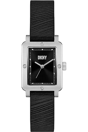 DKNY City Rivet Zegarek Damski Mechanizm Kwarcowy, 3 Wskazówki Koperta 24mm ze Skórzanym Paskiem Ny6665