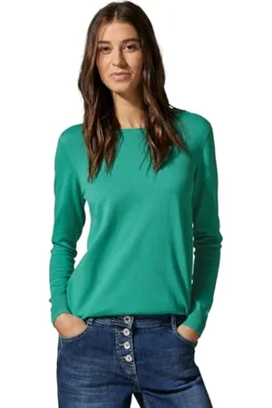 CECIL Damski sweter z delikatnej dzianiny, , L