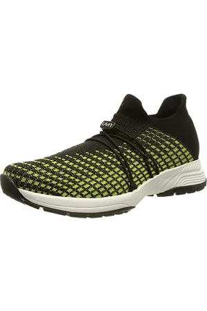 UYN Damskie sneakersy Zephyr, limonkowe/czarne, rozmiar 36 UE