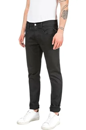 Replay Męskie dżinsy Slim Fit Anbass Hyperflex Colour Xlite, , 29W / 34L