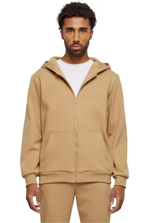 Urban classics Męska bluza z kapturem Cozy Zip Hoody, , S