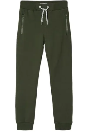 NAME IT Boy spodnie dresowe jednokolorowe, , 80