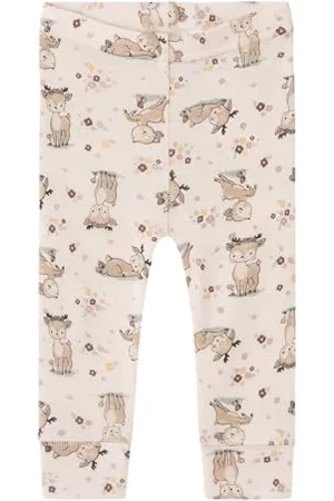 NAME IT Nbfwillit wełniane legginsy dla dziewczynek, , 56 cm