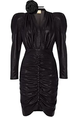 Swing Laura Rose damska błyszcząca sukienka, elegancka sukienka, odświętna sukienka na imprezę, letnia sukienka wieczorowa, sukienka koktajlowa, sukienka bodycon, seksowna sukienka z dekoltem