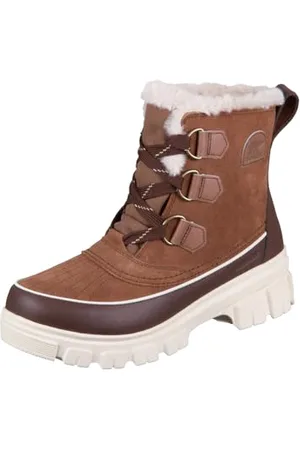 sorel Damskie wodoodporne buty Torino 5, aksamitne brązowe/tytoń, 41 EU, Tytoń Velvet Tan, 41.5 EU