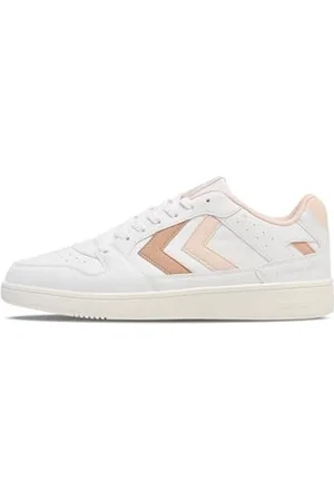 Hummel Damskie buty sportowe ST. Power Play WMNS Sneakers, White/Soft PINK/Mahogany Rose, 36 EU, , 36 EU