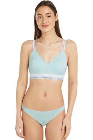 Calvin Klein Damski biustonosz z podszewką z podszewką (pełna miseczka), Island Reef, S, , S