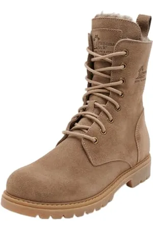 Panama Jack Damskie buty Frisia Combat Boot, szarobrązowe (taupe), rozmiar 39 EU, , 39 EU