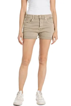 Replay Damskie szorty jeansowe Anyta Colour Denim, , 32W