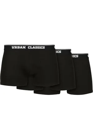 Urban classics Bokserki męskie, trójpak, z bawełny organicznej, 3-pak, bokserki z bawełny organicznej, dostępne w wielu kolorach, rozmiar S do 5XL, , S