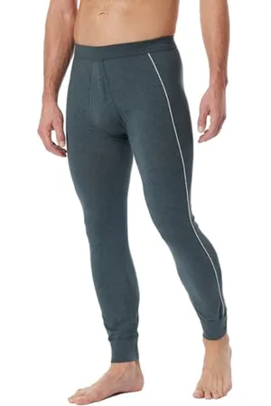 Schiesser Męskie długie kalesony z bawełny ekologicznej - Comfort Fit, , L