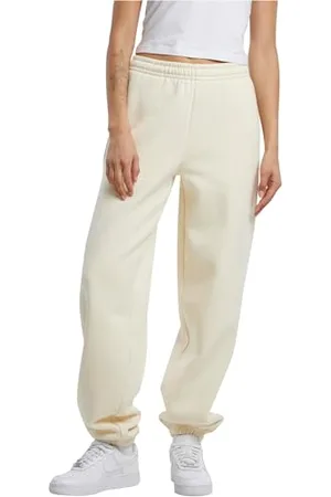 Build Your Brand Damskie spodnie sportowe Fluffy Sweatpants, luźne spodnie do biegania w luźnym kroju, rozmiary XS - 5XL, , XL