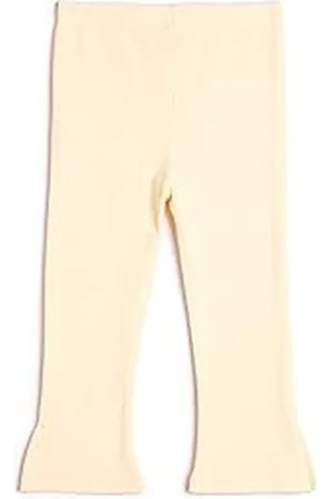 Koton Babygirl Flare Basic Legginsy prążkowane Elastyczny pasek w talii Bawełna, , 2-3 Lat