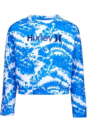 Hurley Dziewczęca bluza z długim rękawem Tie Dye Crewneck Sweatshr, , jeden rozmiar