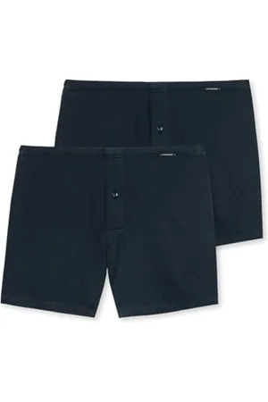 Schiesser Herren 2 PACK Boxershorts Baumwolle Jersey weich - Jerseyboxer