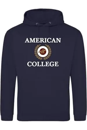 American College Bluza Sweter z nadrukiem Ciepłe ubrania Unisex Dzieci Chłopcy i Dziewczęta Casual Model ACSCW7 Granatowy 12 LAT, , 12 lat
