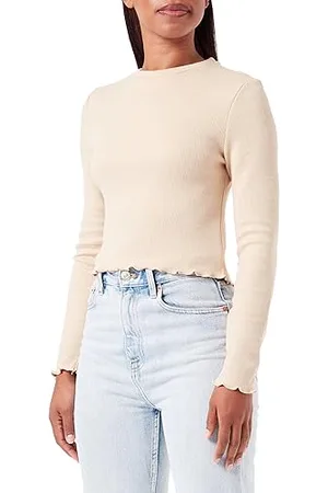 ONLY Onlkitty L/S Top Cropped Jrs Noos Koszulka z długim rękawem Kobiety, , M
