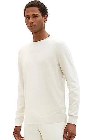 TOM TAILOR Męski sweter z okrągłym dekoltem , , XXL
