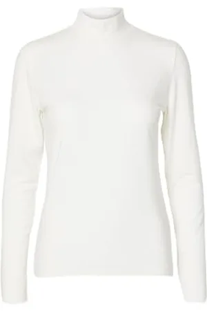 SELECTED SLFMANJA LS HIGH Neck NOOS, , XS