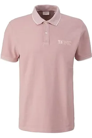 QS by s.Oliver Męska koszulka polo z nadrukiem logo, , XL
