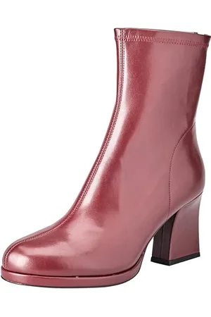 Pinko JOMELI Szczotka Drobna skóra S, Buty damskie, WW5_Porzeczka Intensywny, 35 EU, , 35 EU