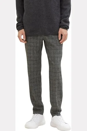 TOM TAILOR Męskie spodnie o luźnym kroju, długość do kostki, , 28W / 34L