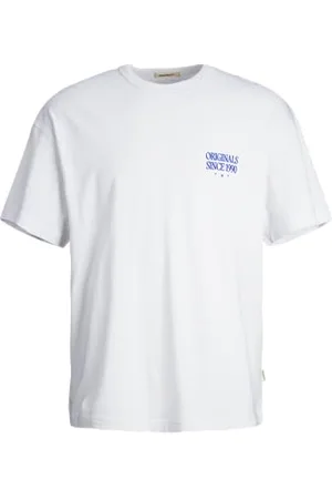 JACK & JONES Koszulka męska Jormykonos Back Tee SS Crew Neck Sn, , XXL