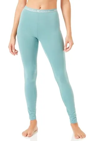 Emporio Armani Legginsy damskie Iconic z logo, , XS