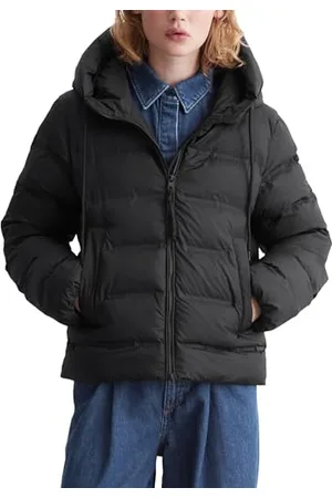 Marc O’ Polo Marc OPolo Denim damska kurtka puchowa z kapturem, odporna na działanie wody, czarny, XXL